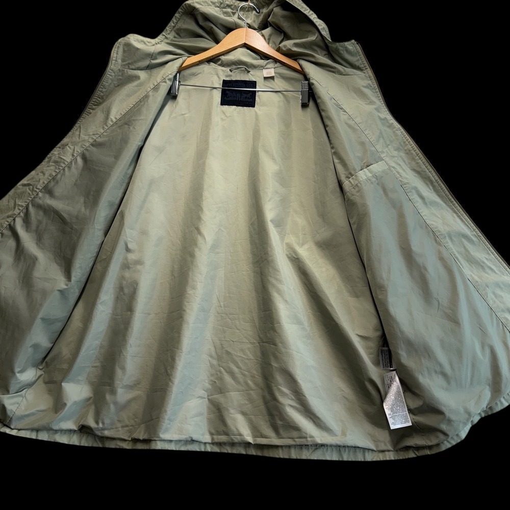 Levi Green Hooded Mountain Parka Full Zip Utility Pockets Jacket Men XXL #388 - Picture 3 of 10
